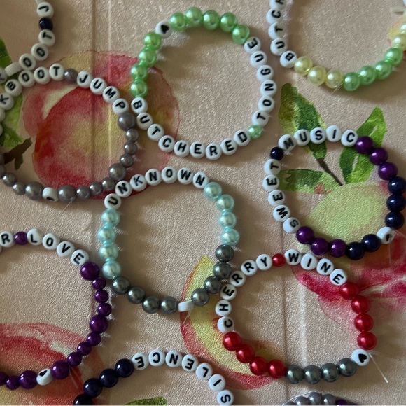 HOZIER FRIENDSHIP BRACELET SET OF 12 - Picture 2 of 6